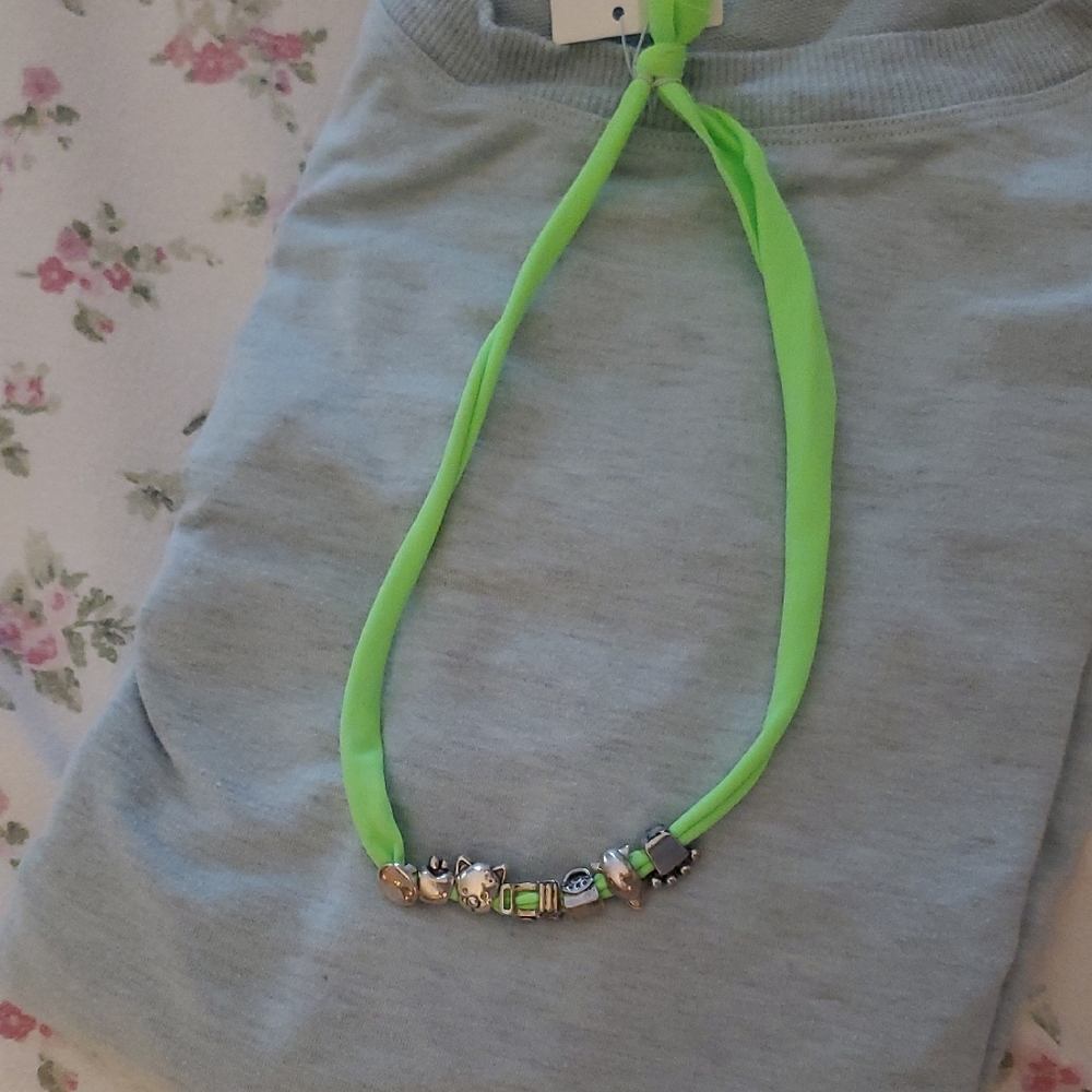 Green Charm Bracelet Set